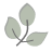 eco₂rd icon with grey color
